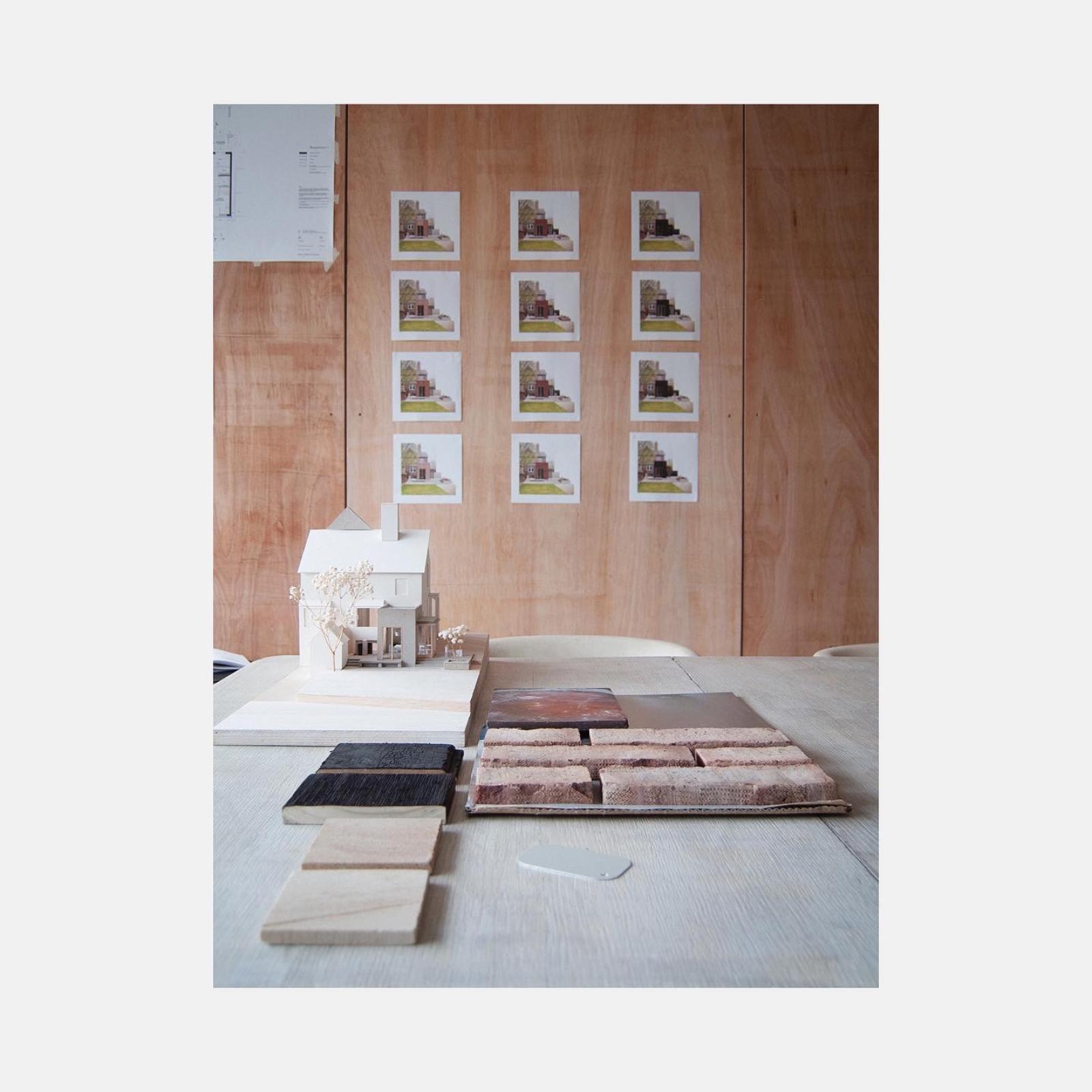 Chapel Road – 1:50 Model and material samples in our studio